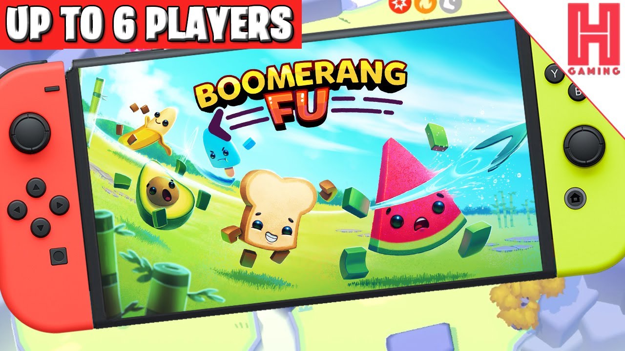 Boomerang Fu Switch Gameplay - Crazy Party Game For Up To 6 Players