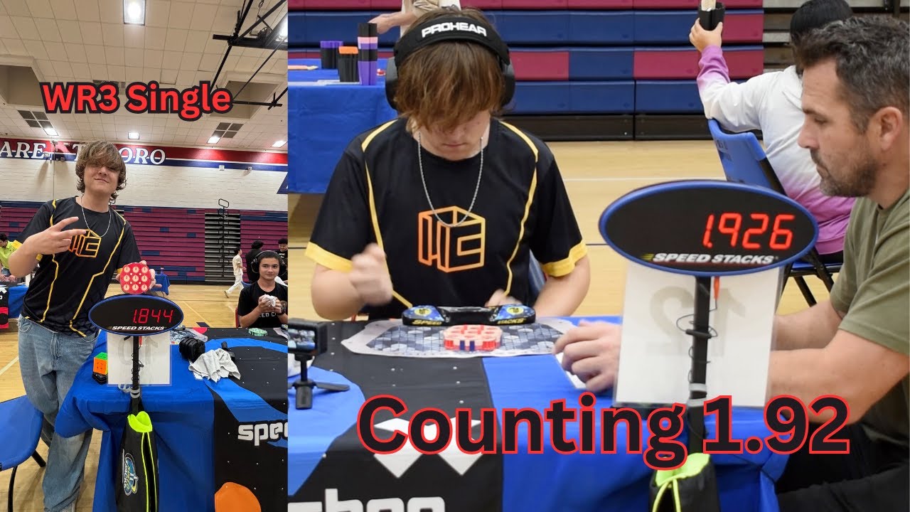 the best start to a clock average ever. (1.92 PR3 and 1.84 WR3 Singles)