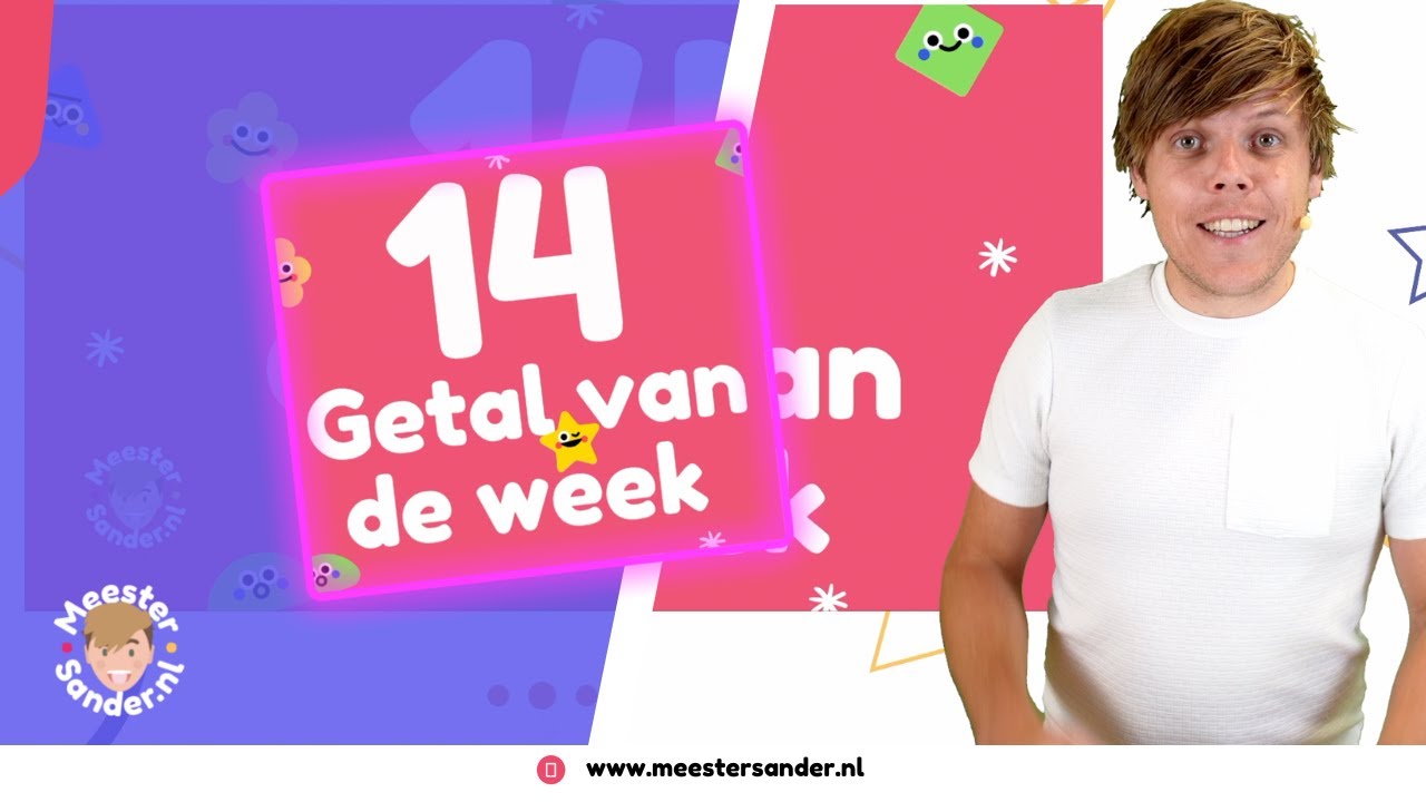 Bewegend leren - Getal van de week - 14 - maandag