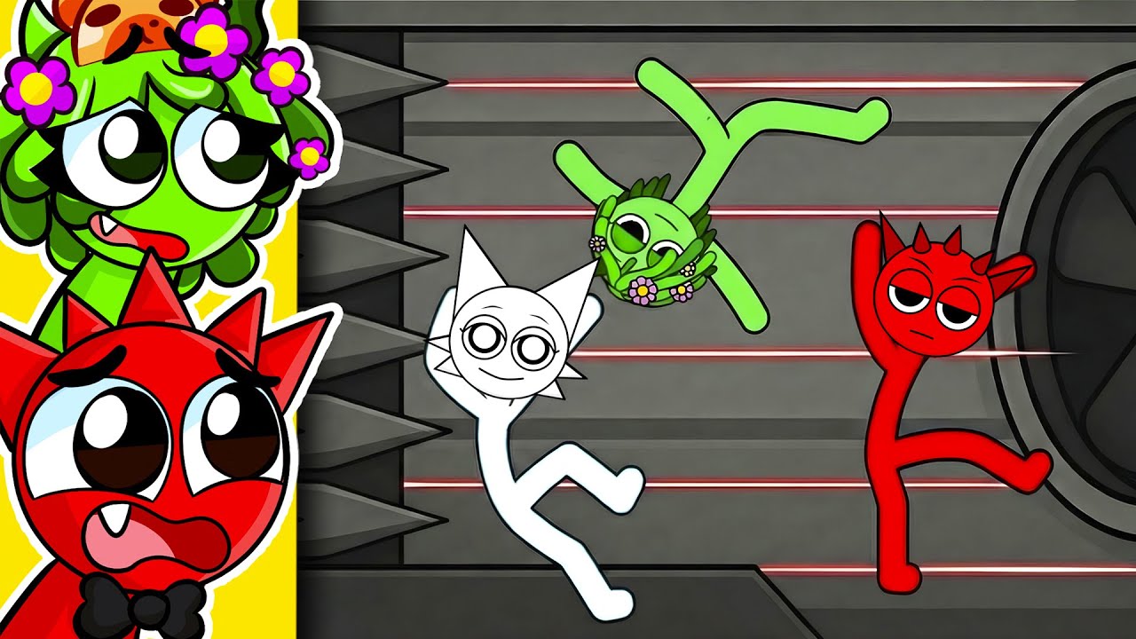 Reaccionando a SPRUNKI STICKMAN vs FABRICA MORTAL! 😰