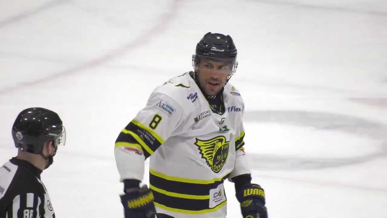 Garet Hunt Big Hit vs Craig Garrigan EIHL 15-2-26