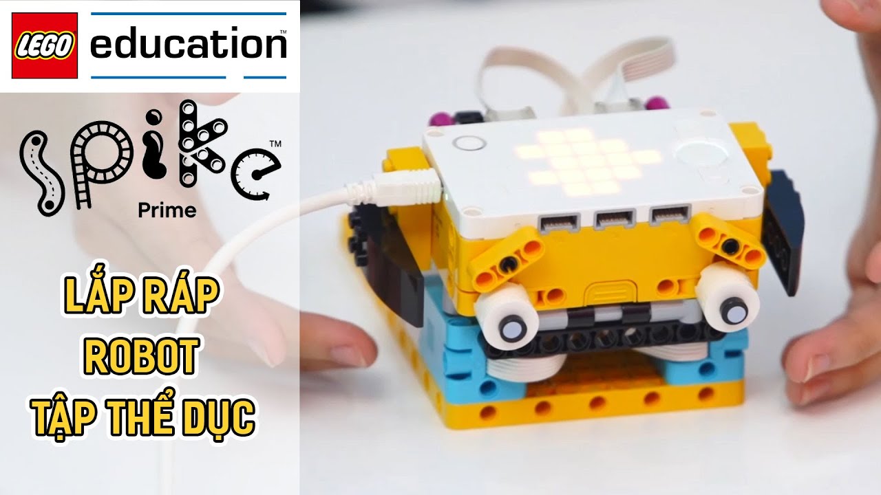 Tập 8: Thi hít đất cùng Robot HLV thể thao LEO l HỌC LÀM NHÀ PHÁT MINH CÔNG NGHỆ VỚI SPIKE PRIME
