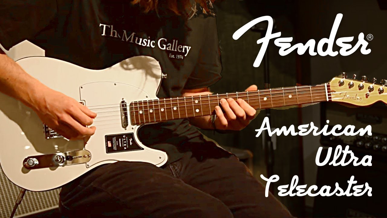 Fender American Ultra Telecaster in White Pearl Demo | The Music Gallery