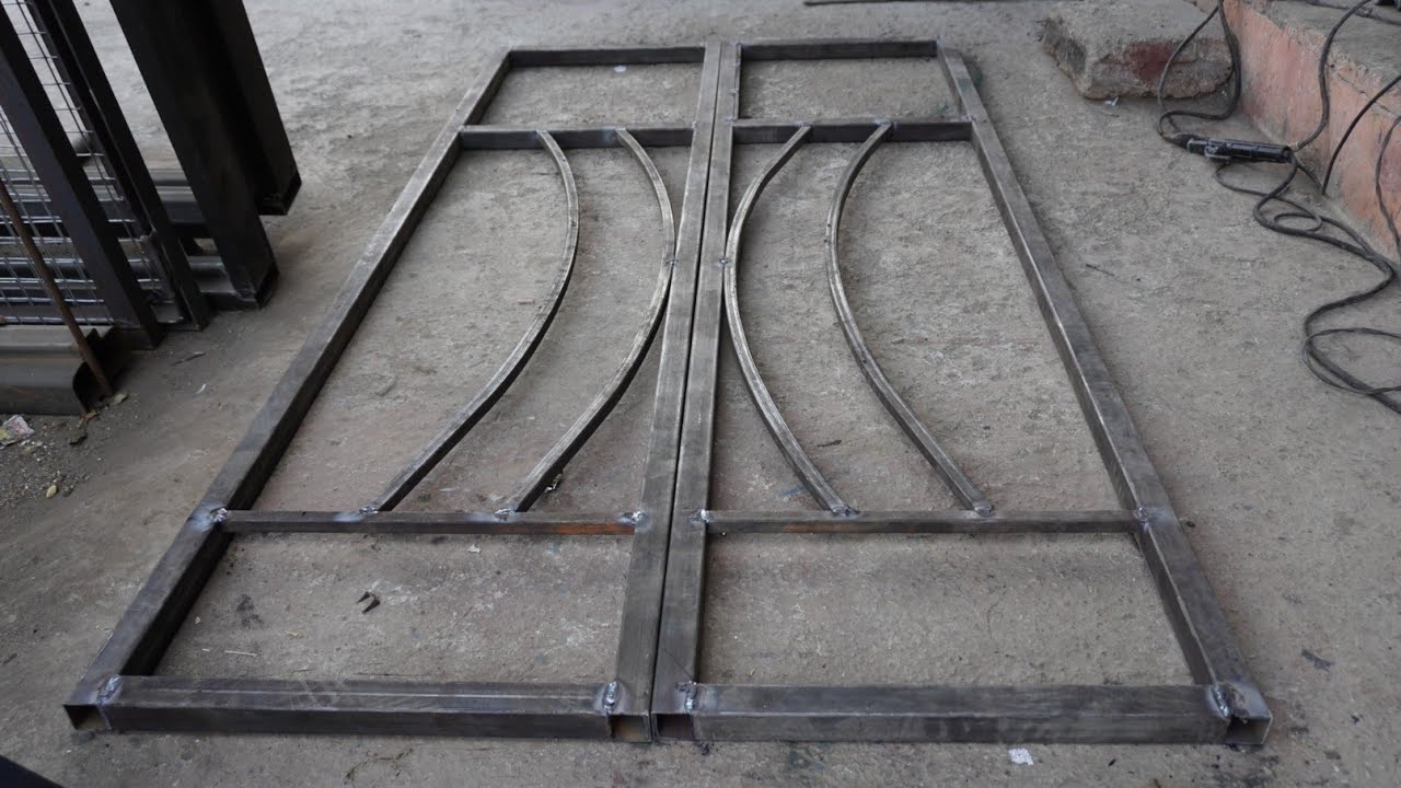 Iron Grill Gate Making Process | Modern gate design