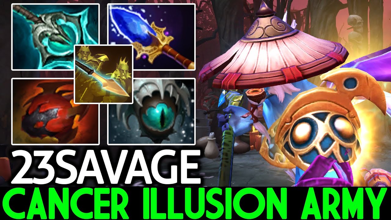 23SAVAGE [Phantom Lancer] 12 Min Scepter Cancer Illusion Army Dota 2