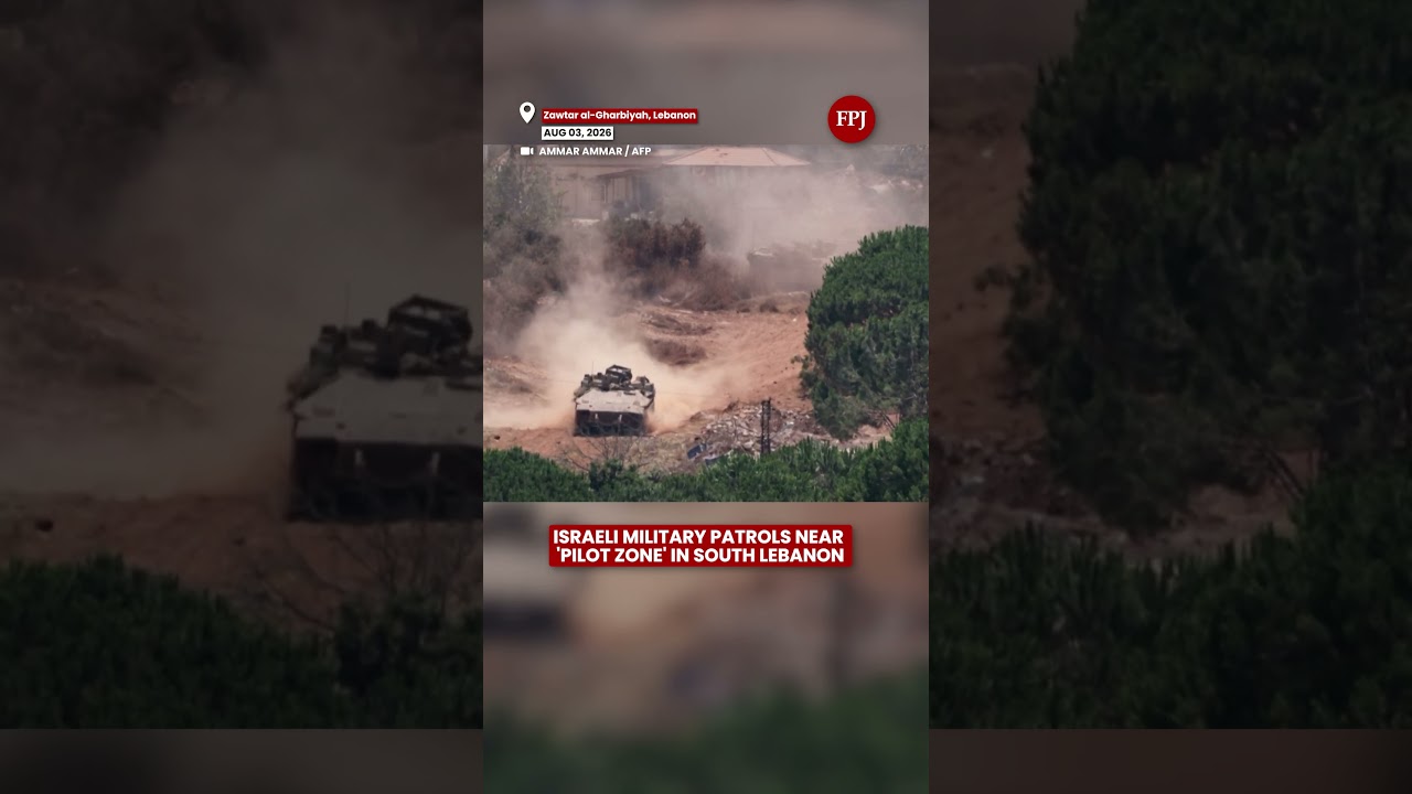 Israeli Military Patrols Near 'Pilot Zone' in South Lebanon | Latest Israel-Lebanon Border Update
