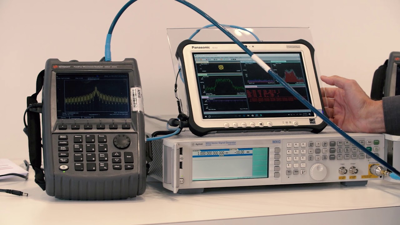 EuMW 2017 Demo: Portable Signal Analysis Solutions for New Space Application