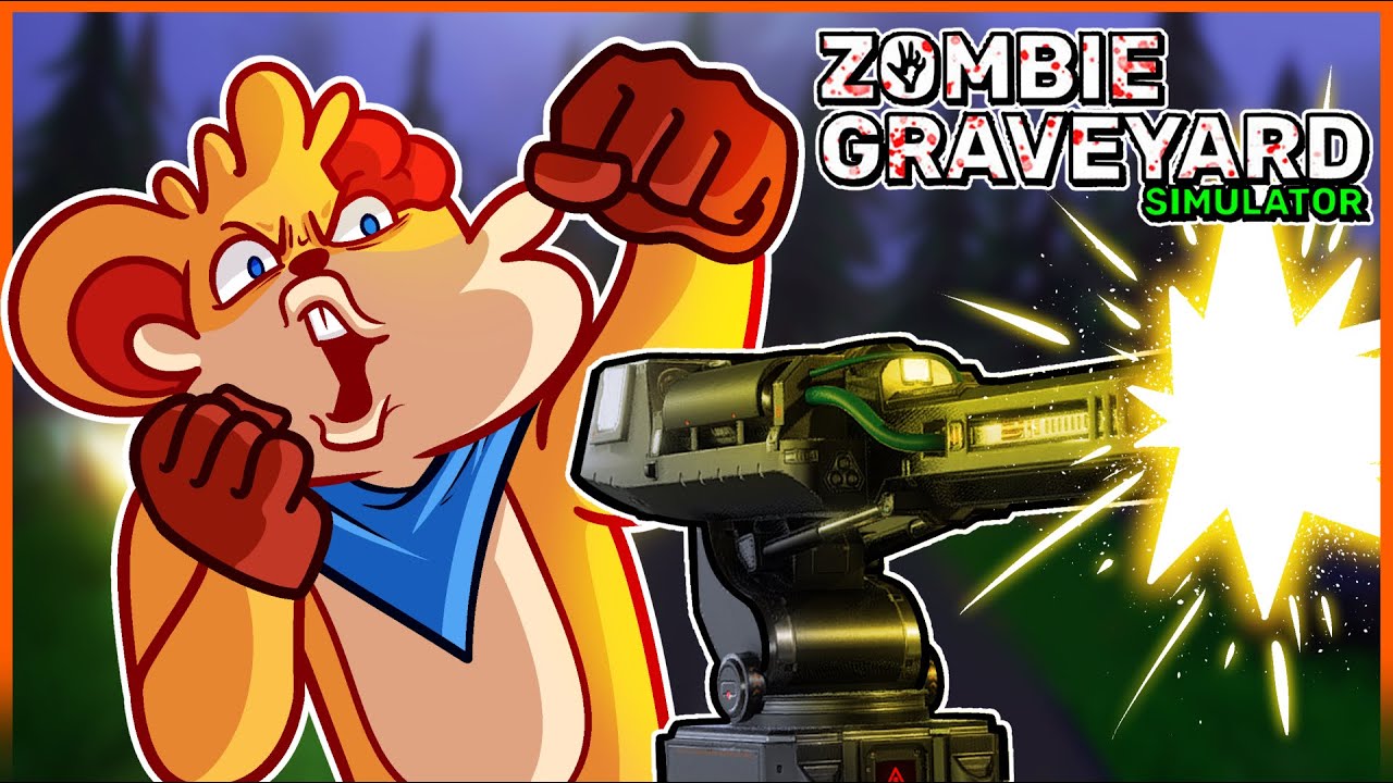PROTECTING MY GRAVEYARD FROM ZOMBIES!!! [ZOMBIE GRAVEYARD SIMULATOR]