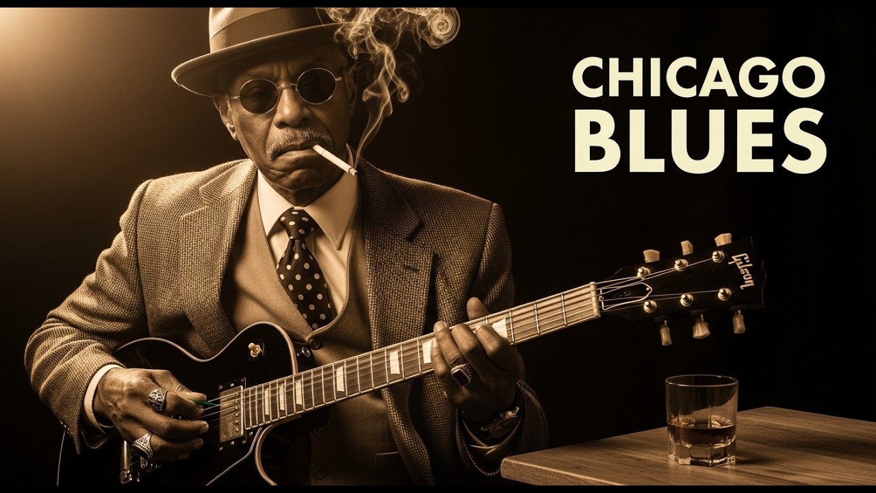 Arbra Chicago Blues  &ndash; Slow Chicago electric Blues & Jazz for Late Night Relax  👑🎶