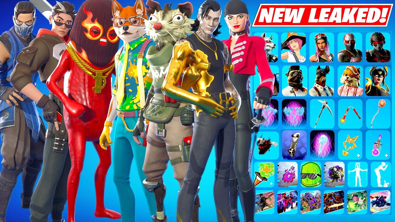 All NEW Fortnite Chapter 6 Season 2 LEAKED Cosmetics & ENTIRE Battle Pass Showcase!