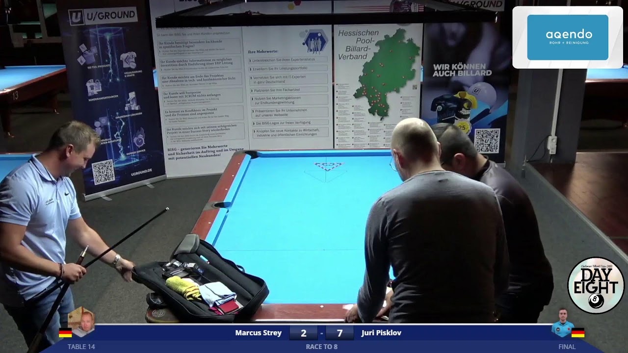 Gie&szlig;ener Billard Expo 10.07.2022 FINALE