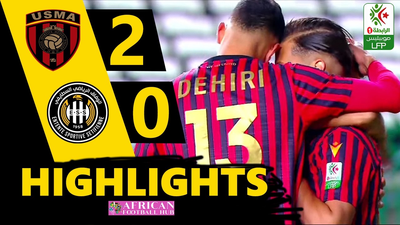 USM Alger vs ES Setif Highlights 🔥 Algeria Ligue 1 2025/2026