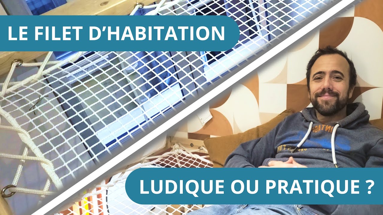 Pourquoi et comment installer un filet d'habitation hamac en intérieur ? avantages, pose.