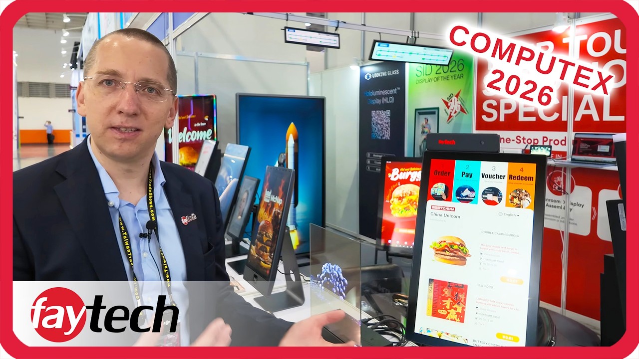 faytech at Computex 2026 - AI Avatar Kiosk, 86