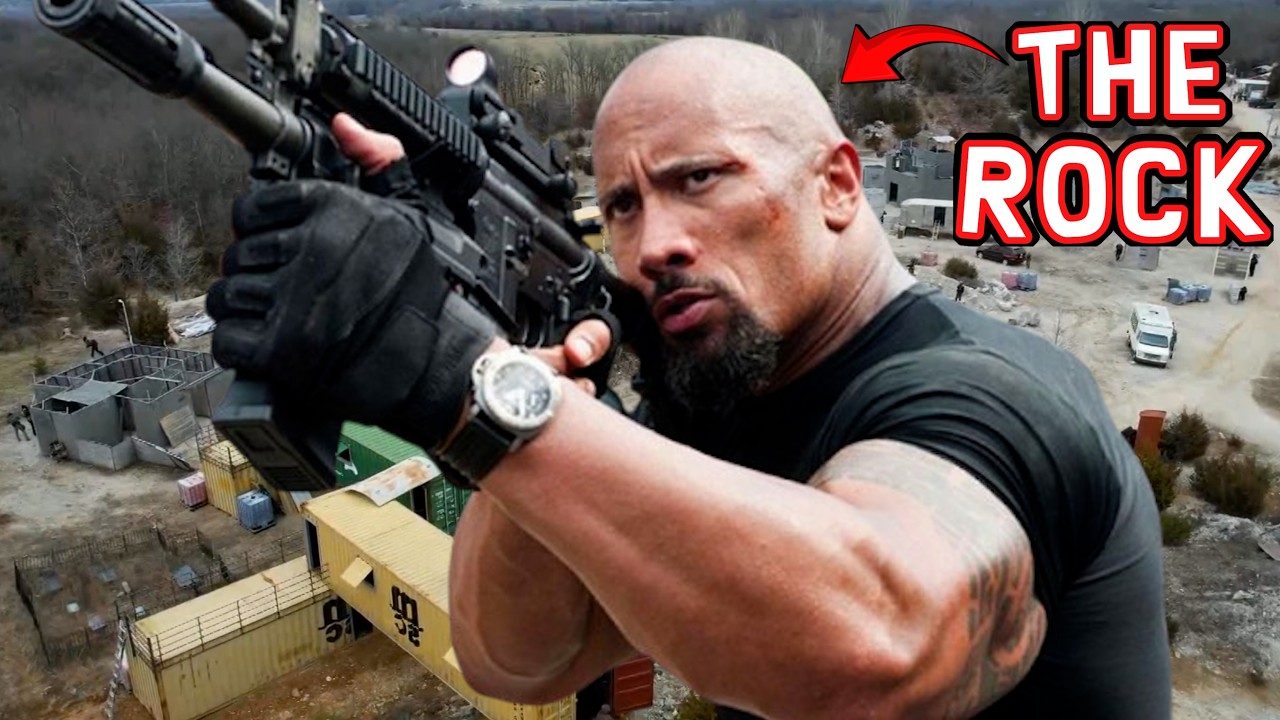 Airsoft + THE ROCK ??!!