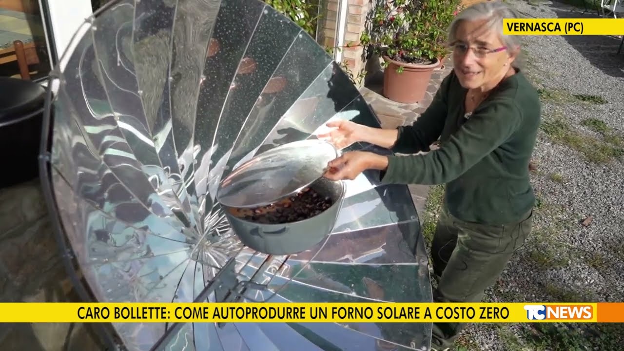 Caro bollette: come autoprodurre un forno solare a costo zero