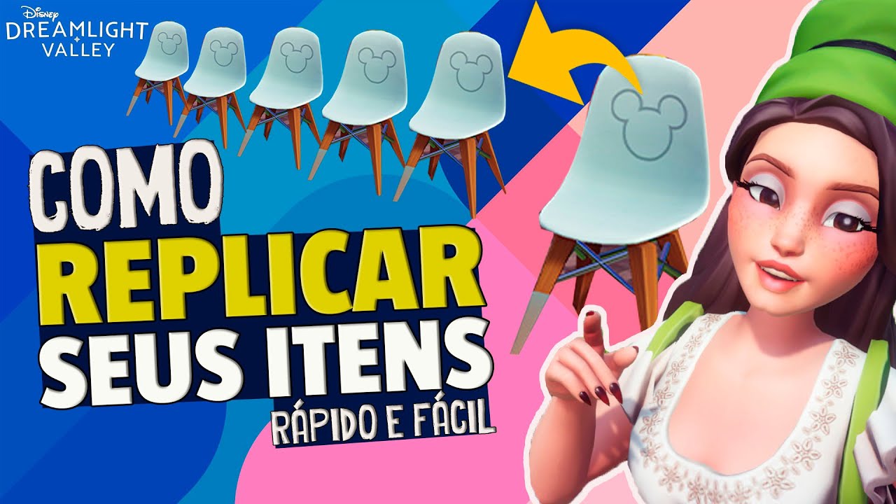 DISNEY DREAMLIGHT VALLEY: Como REPLICAR seus itens (Rápido e Fácil)