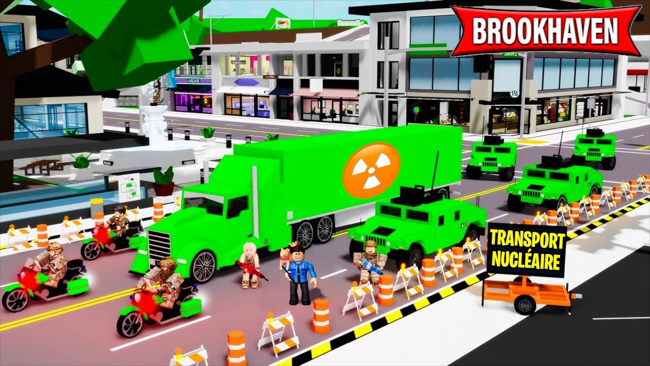 Transporter La Plus Grande ARME NUCLÉAIRE de BROOKHAVEN RP ROBLOX…
