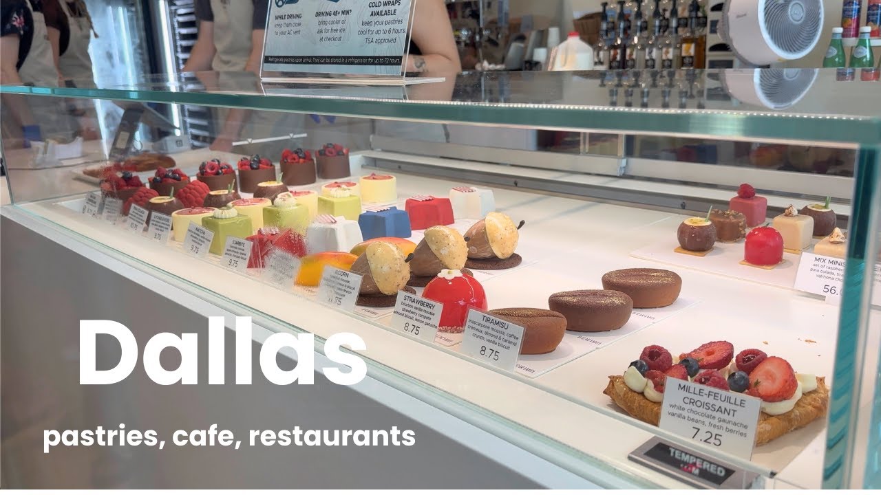 Dallas Travel Vlog | Trying New Bakeries | Cafe | Aesthetic French Desserts