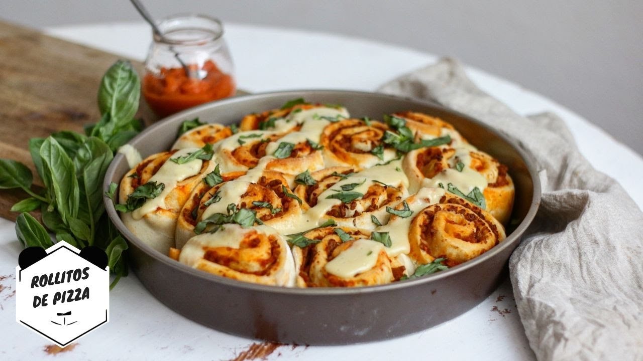 ROLLITOS de PIZZA (VEGAN) | Living Like A Panda