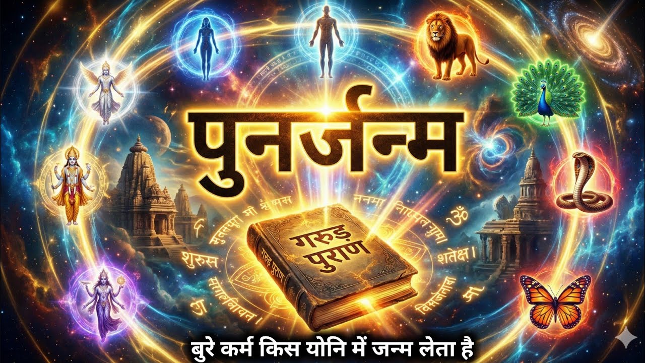 पुनर्जन्म कैसे होता है | कौन सा कर्म करने पर कौन सा योनि में जन्म होता है | Garud Puran