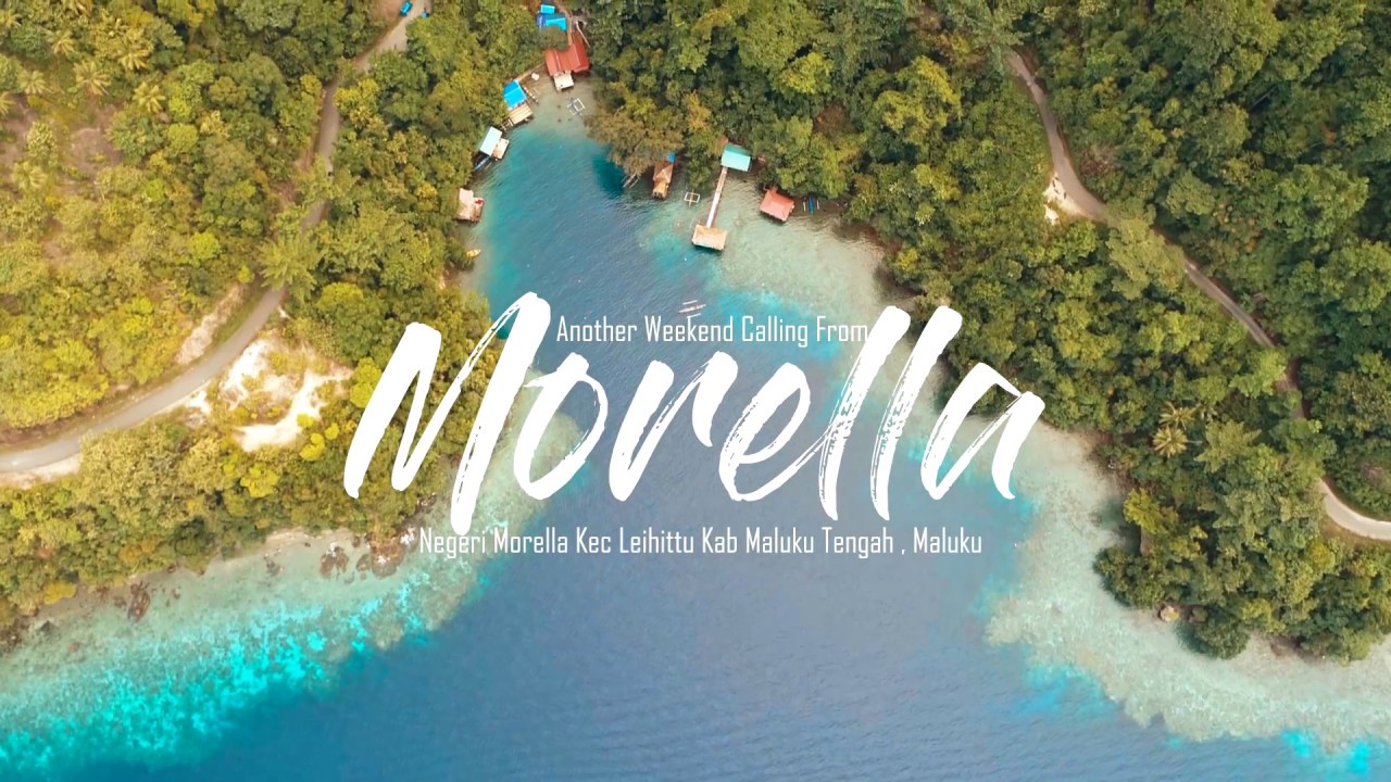 WOW MORELLA!! Indahnya Pemandangan Underwater dan Aerial Negeri Morella Maluku