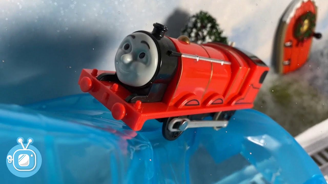 Thomas and Friends | Toy Trains Play | Trackmaster Icy Mountain Drift
