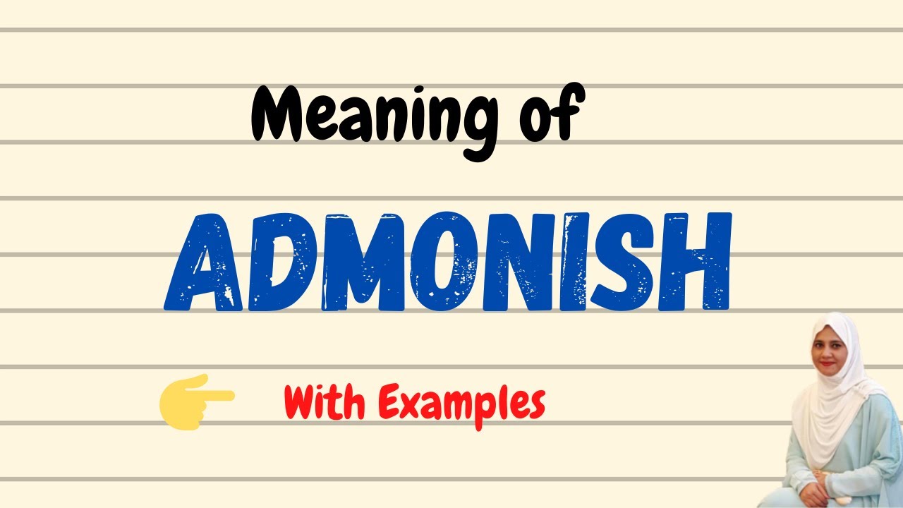 Daily vocabulary | Admonish Meaning | Vocabgram