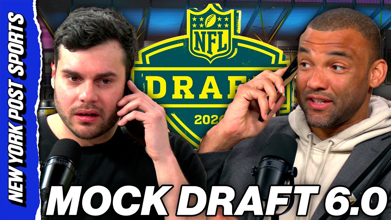 Two-Round Mock Draft With Jets, Giants Trades! | NFL Mock Draft 6.0
