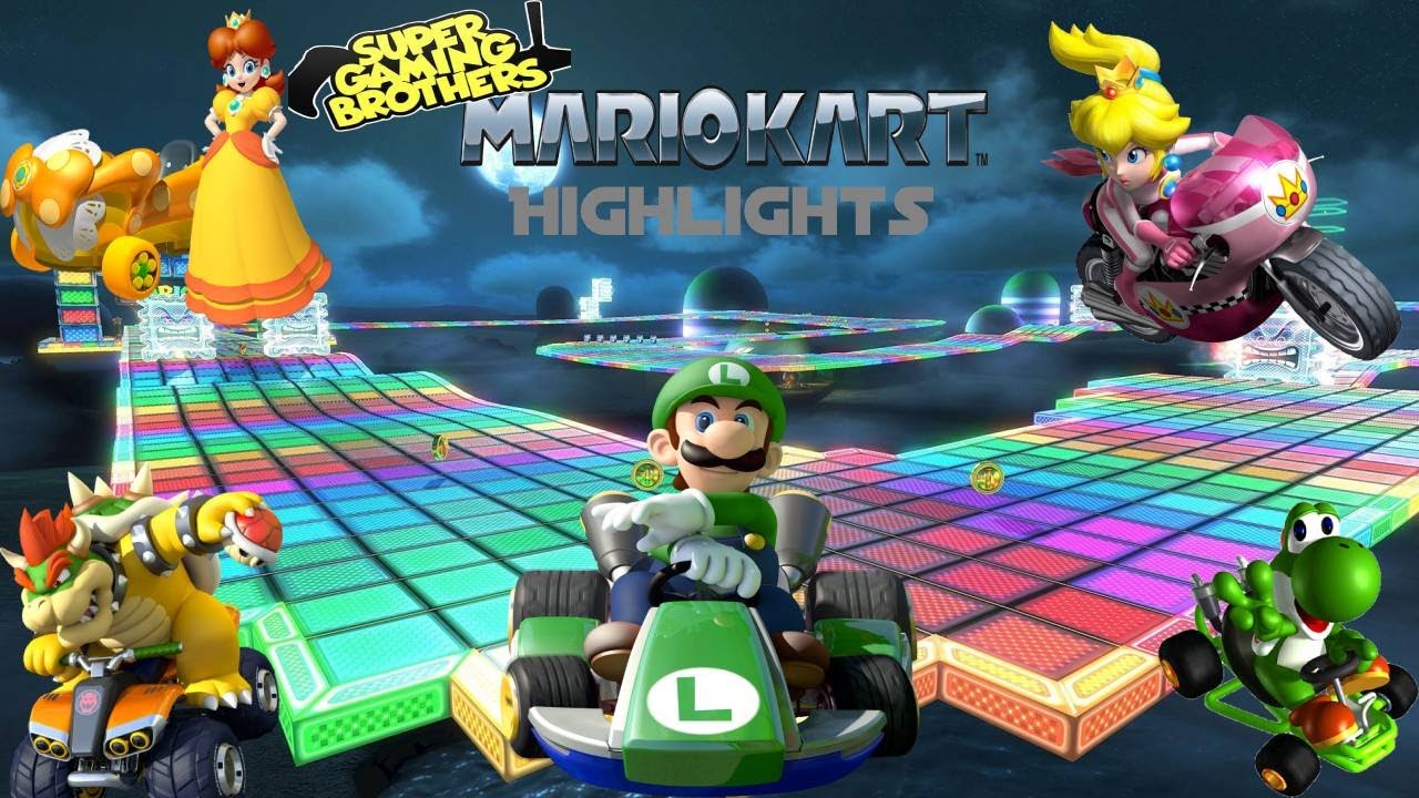 Super Gaming Bros (SGB) Mario Kart Compilation - Highlights