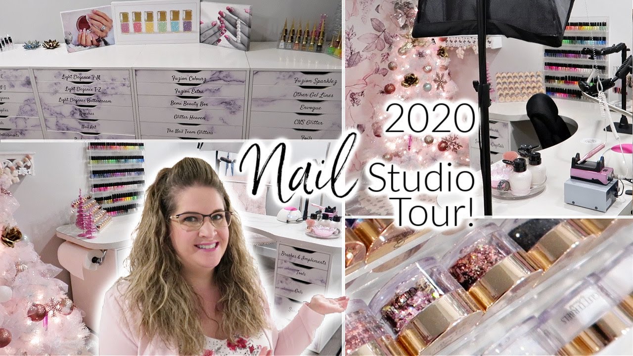 *NEW* NAIL ROOM TOUR FOR 2020! | (For Filming Nail Videos) | Collab w/ Sarah&rsquo;s Nail Secrets