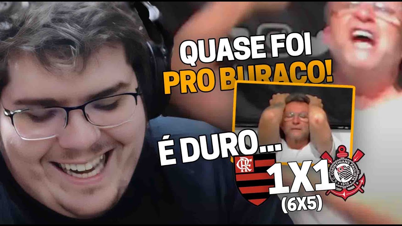 CASIMIRO REAGE: RÁDIO CRAQUE NETO - FLAMENGO X CORINTHIANS - COPA DO BRASIL 2022 |Cortes do Casimito