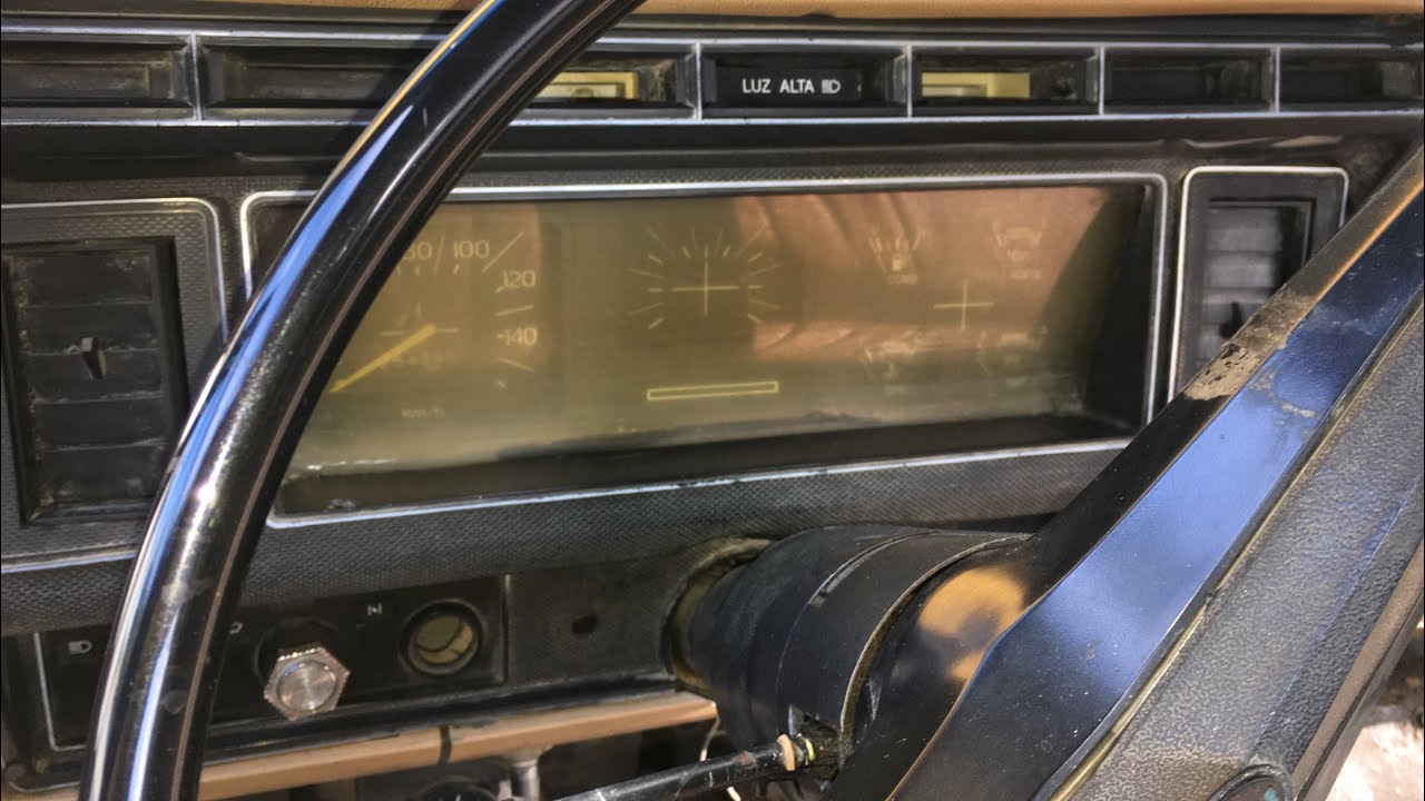 Restaurando el tablero de la F100 / FORD F100 PERKINS 6