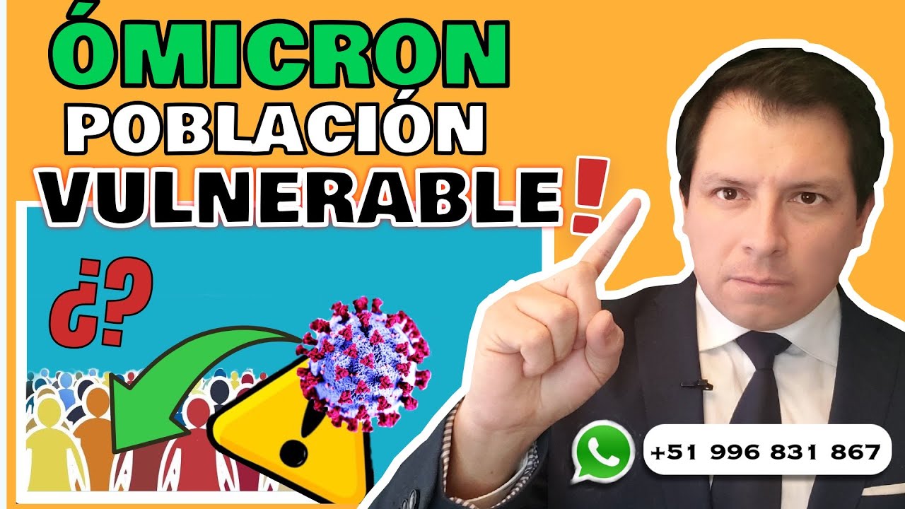 ALERTA ⚠️ IDENTIFICAN POBLACI&Oacute;N VULNERABLE PARA CASOS SEVEROS DE &Oacute;MICRON