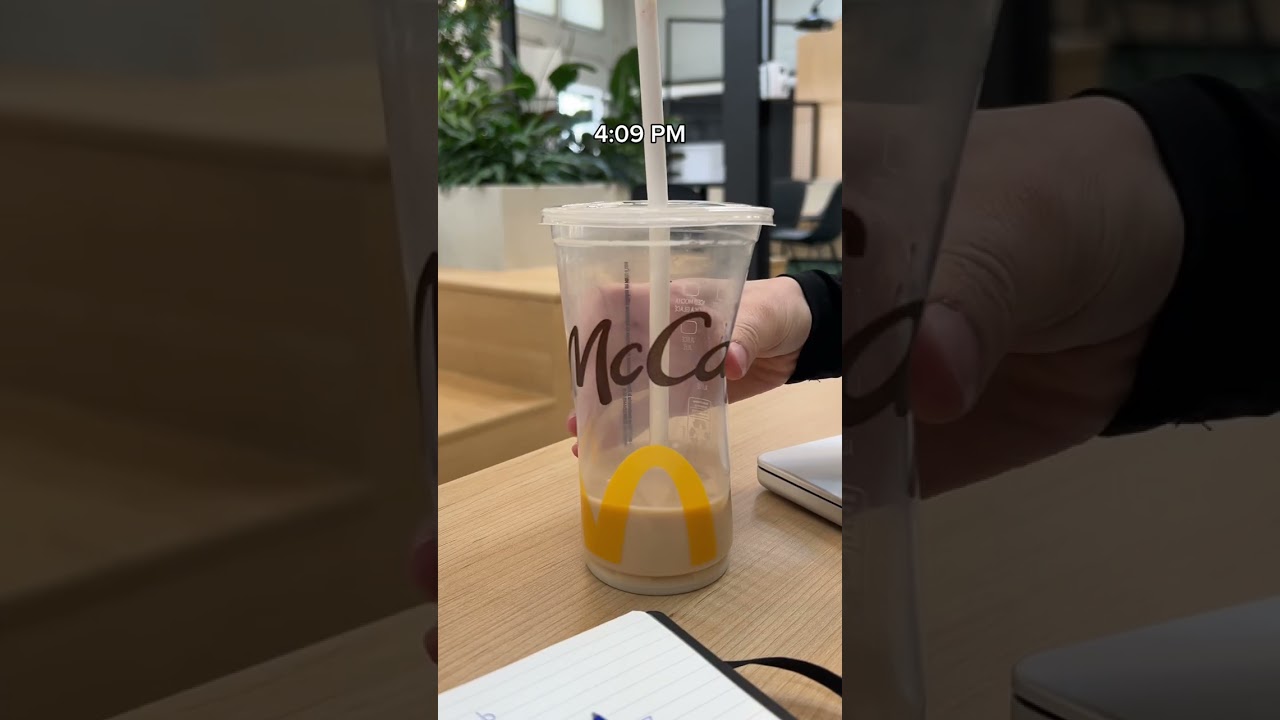 McDonald's Iced Coffee Study Break