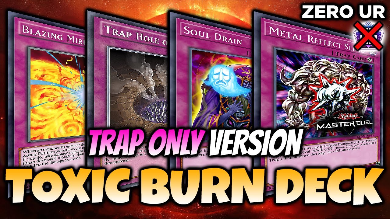 ALL TRAP Deck with NO UR ❌ No Spell & Monster Cheap Burn Deck Destroys the Meta [Master Duel]