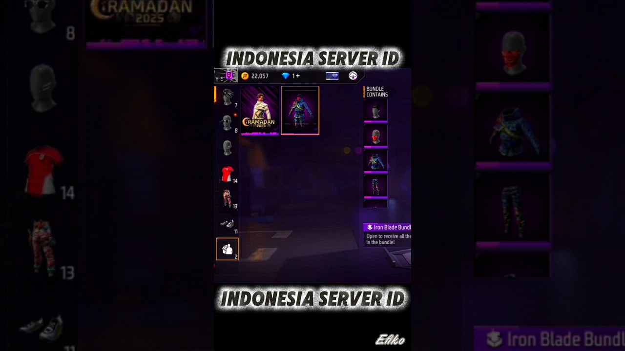 free fire Indonesia server id #raistar #ytshorts