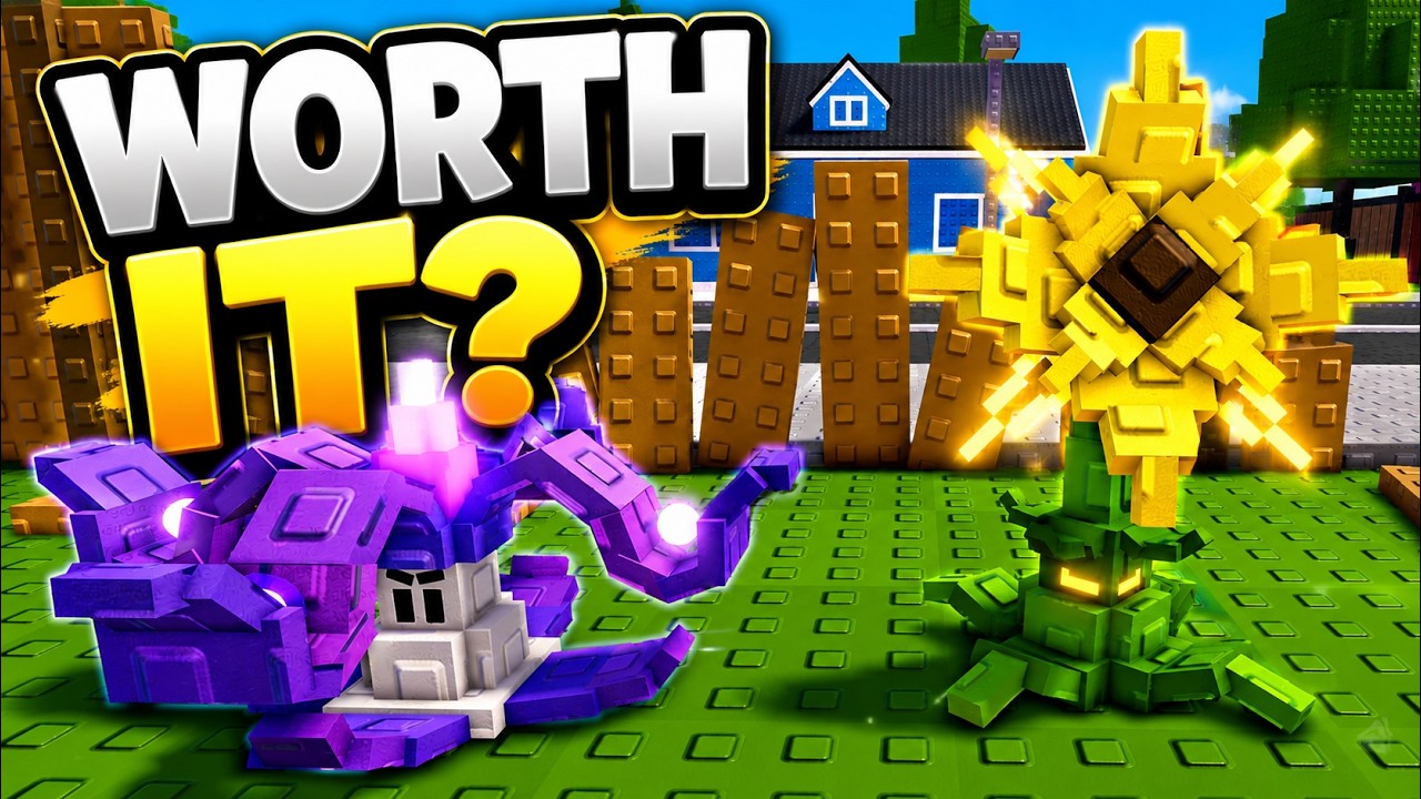 Стоят ли SUNFIRE BLOSSOM и ORBARRAGE BLOOM своих денег? (Garden Tower Defense)