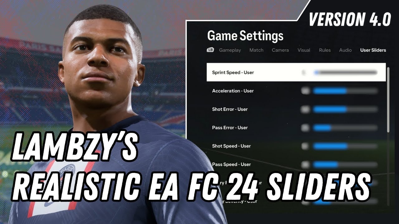 Most REALISTIC Sliders Since Update 11! | 3 VERSIONS! | REALISTIC EAFC24 CAREER MODE SLIDERS | V4.0