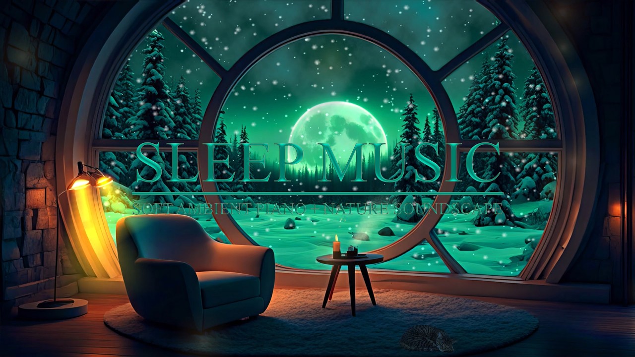 Soft Ambient Piano + Nature Soundscape | Ultra Calm Sleep Music 3 Hours