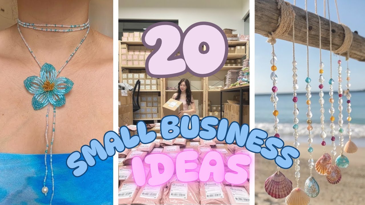 20 Small Business Ideas You Can Start from Home | Fun, Creative & Profitable💡🌸