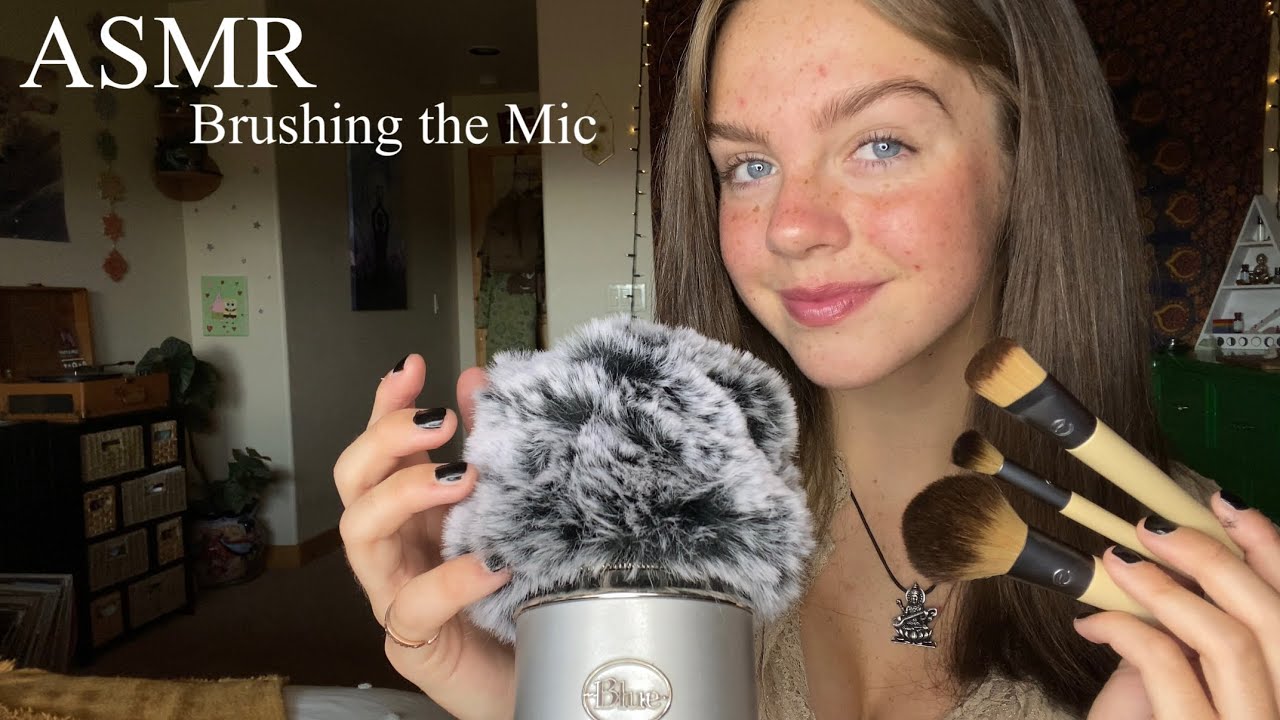 ASMR Brushing the Microphone
