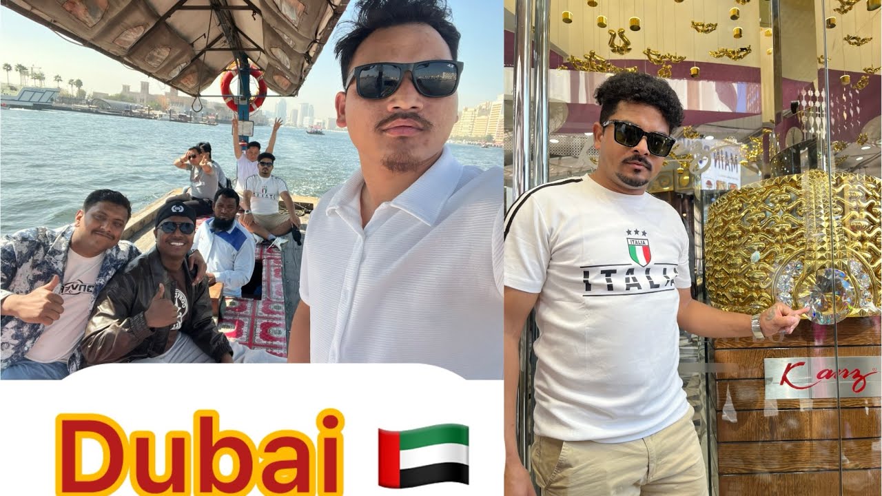 Dubai blog! 2 Boat trip Dubai . The world’s biggest and heaviest gold ring! Dubai gold souk 