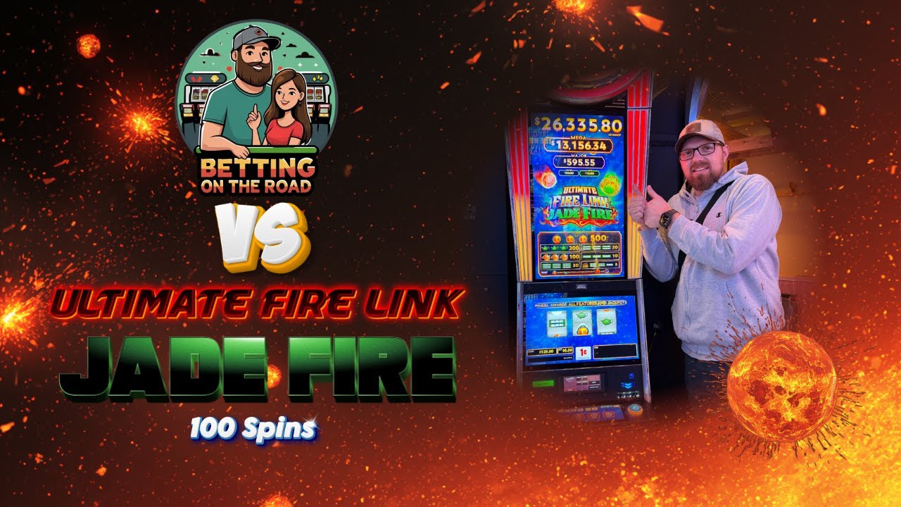 100 Spins vs Ultimate Fire Link Jade Fire!