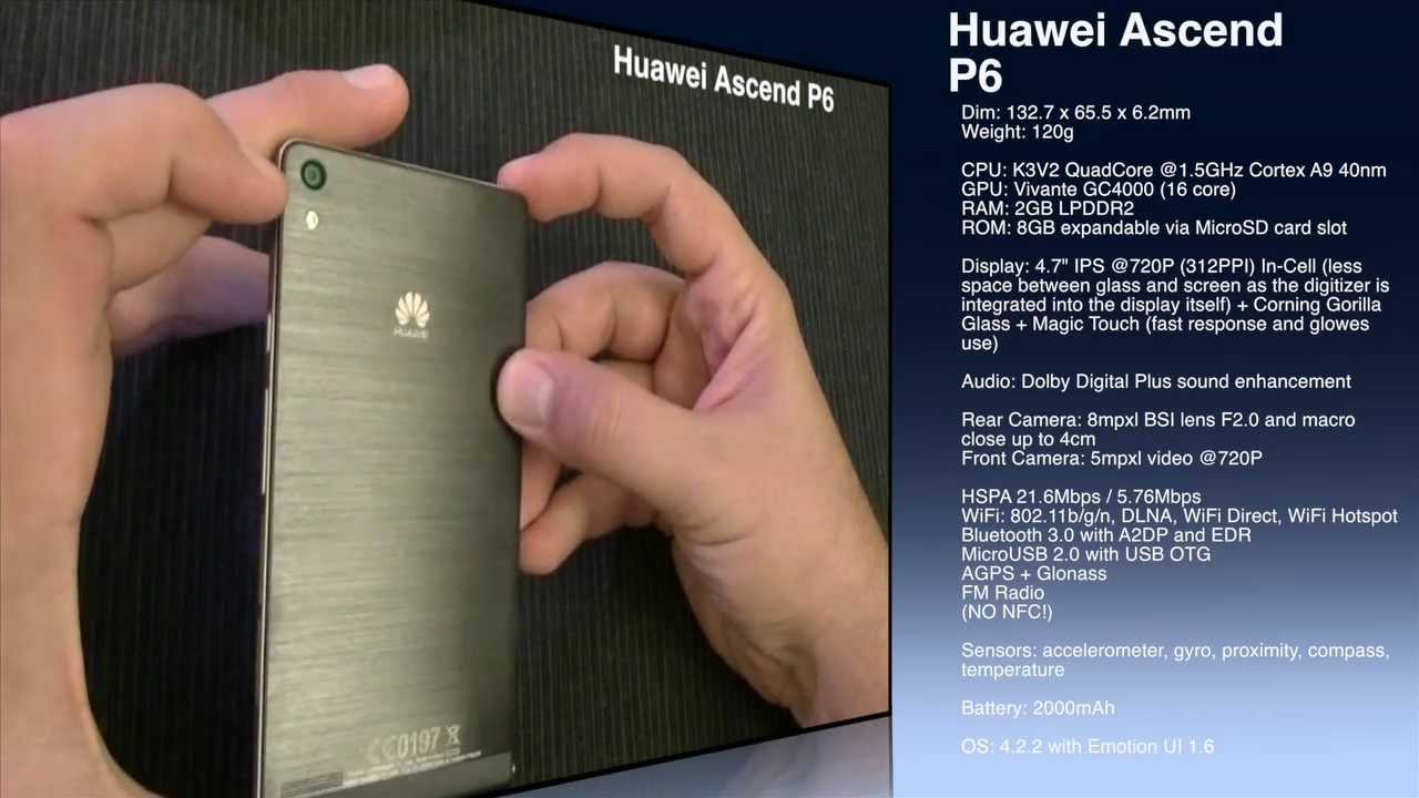 Huawei Ascend P6 - Unboxing [ENG] by TechnoLost