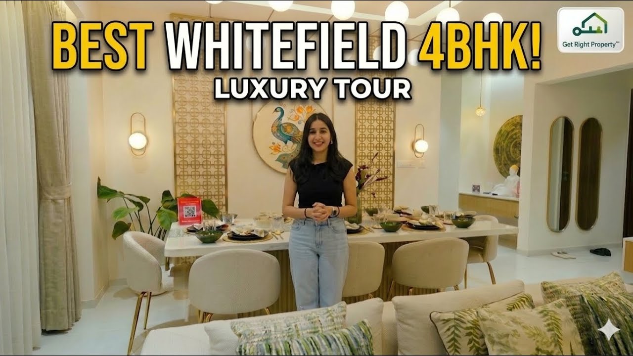 🏗️ Mahindra Blossom Review: Is this Whitefield’s Best 4 BHK? | Model Flat Walkthrough | 918884440963