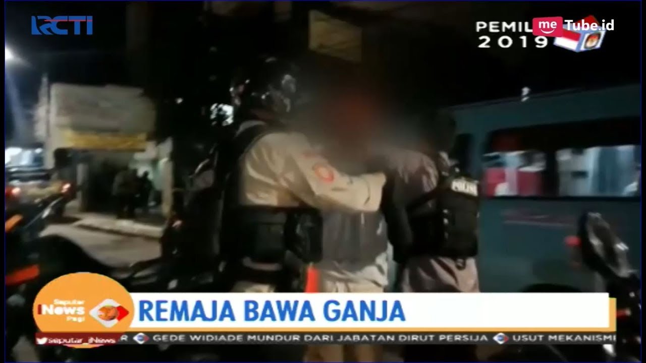Gelagat Mecurigakan, 3 Remaja Terciduk Polisi Bawa Paket Ganja - SIP 07/02