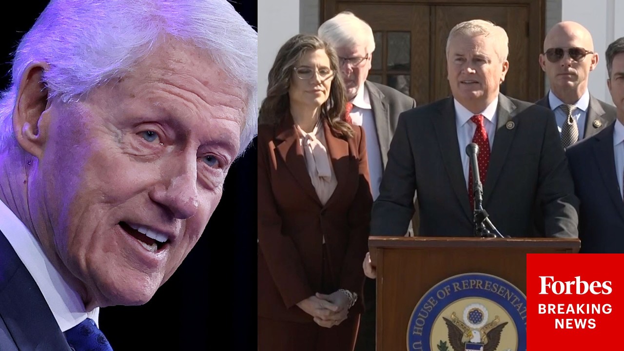 BREAKING NEWS: James Comer & GOP Lawmakers Discuss Questioning Of Bill Clinton In Epstein Probe