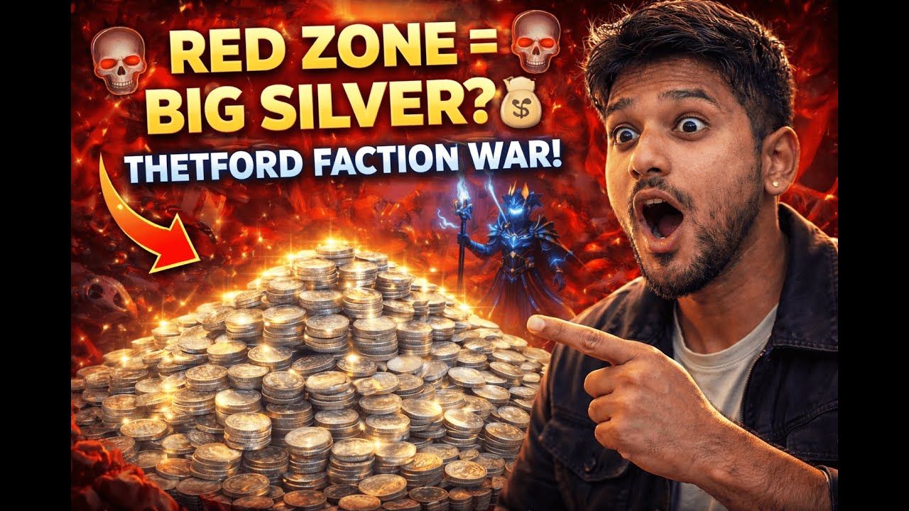 “Thetford Faction War ⚔️ | Red Zone Risk = Big Silver | Albion Online Live”