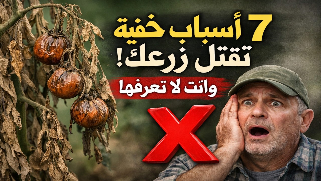 زرعك يموت رغم العناية؟ ٧ أسباب خفية تدمر محصولك وأنت لا تعلم!